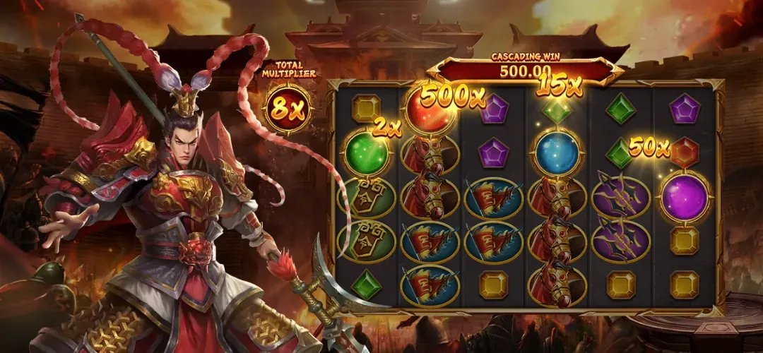 【戰神呂布老虎機】消除型電子遊戲，51000倍大獎等你拿！｜RSG電子 | T9娛樂城